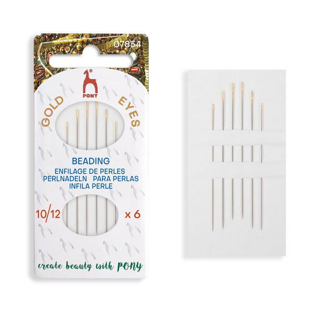 Pony Beading Needles 6pcs