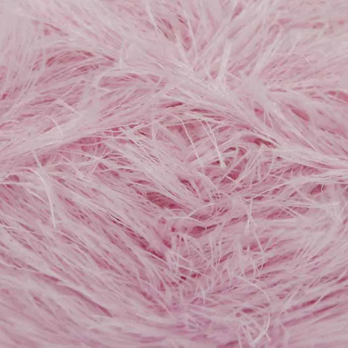 King Cole Moments Eyelash Yarn Double Knitting - Soft Pink