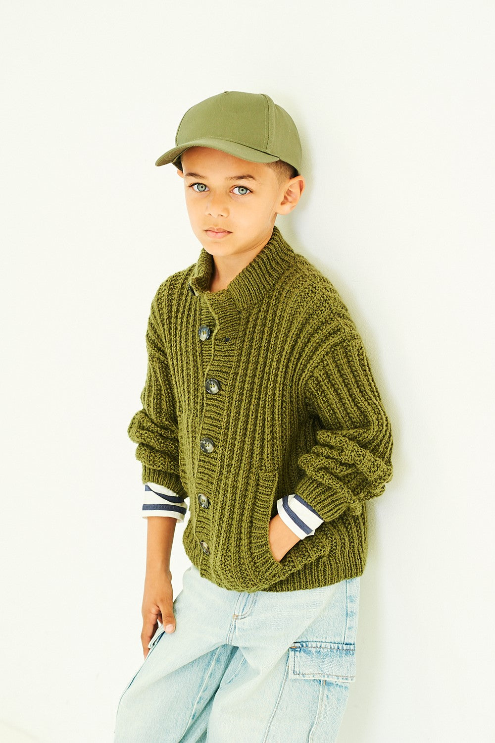 Stylecraft Knitting Pattern DK - Children's cardigan 10193