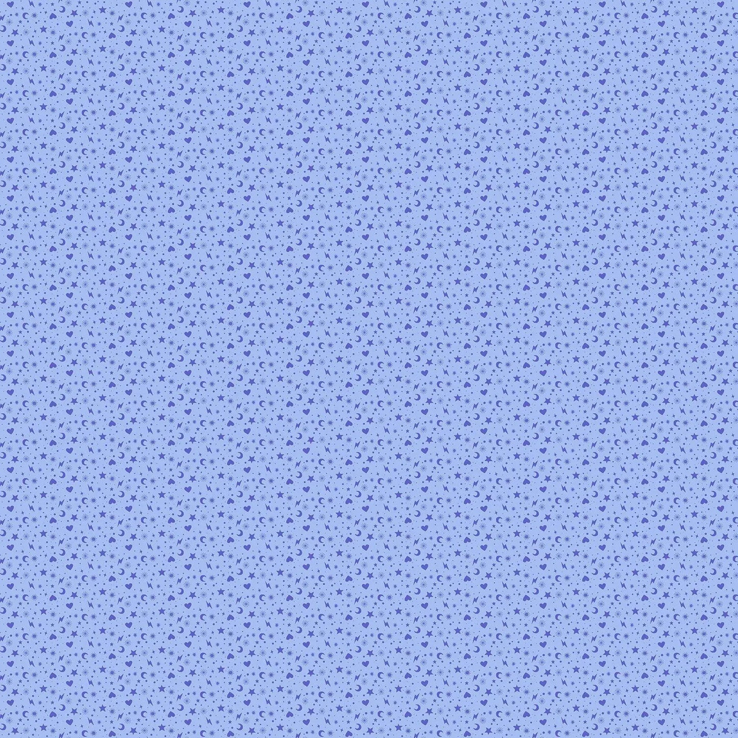 100% Cotton Perfect Day- Charm Toss Blue By Libs Elliot - Andover/Makower