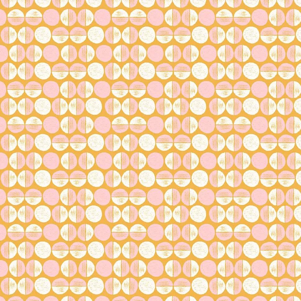 100% Cotton - Moonlit Saffron By Makower