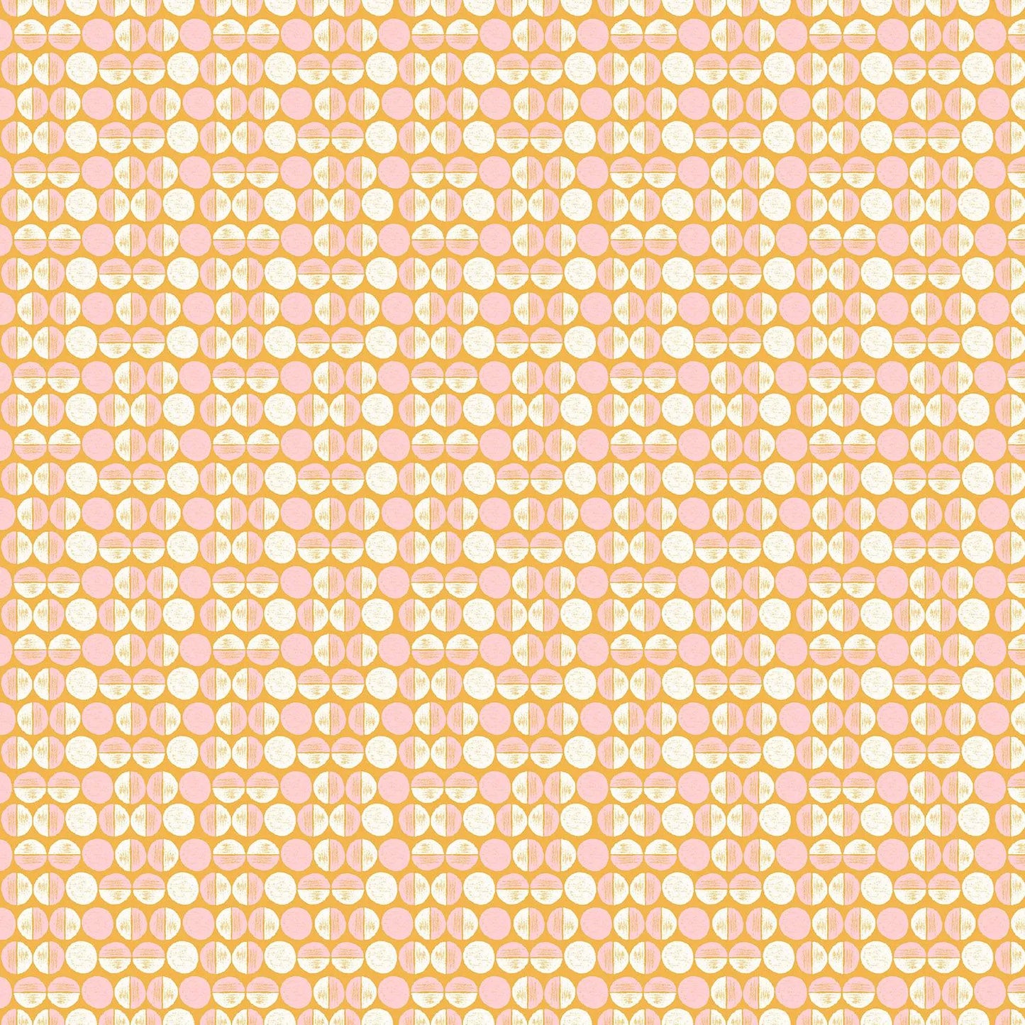 100% Cotton - Moonlit Saffron By Makower