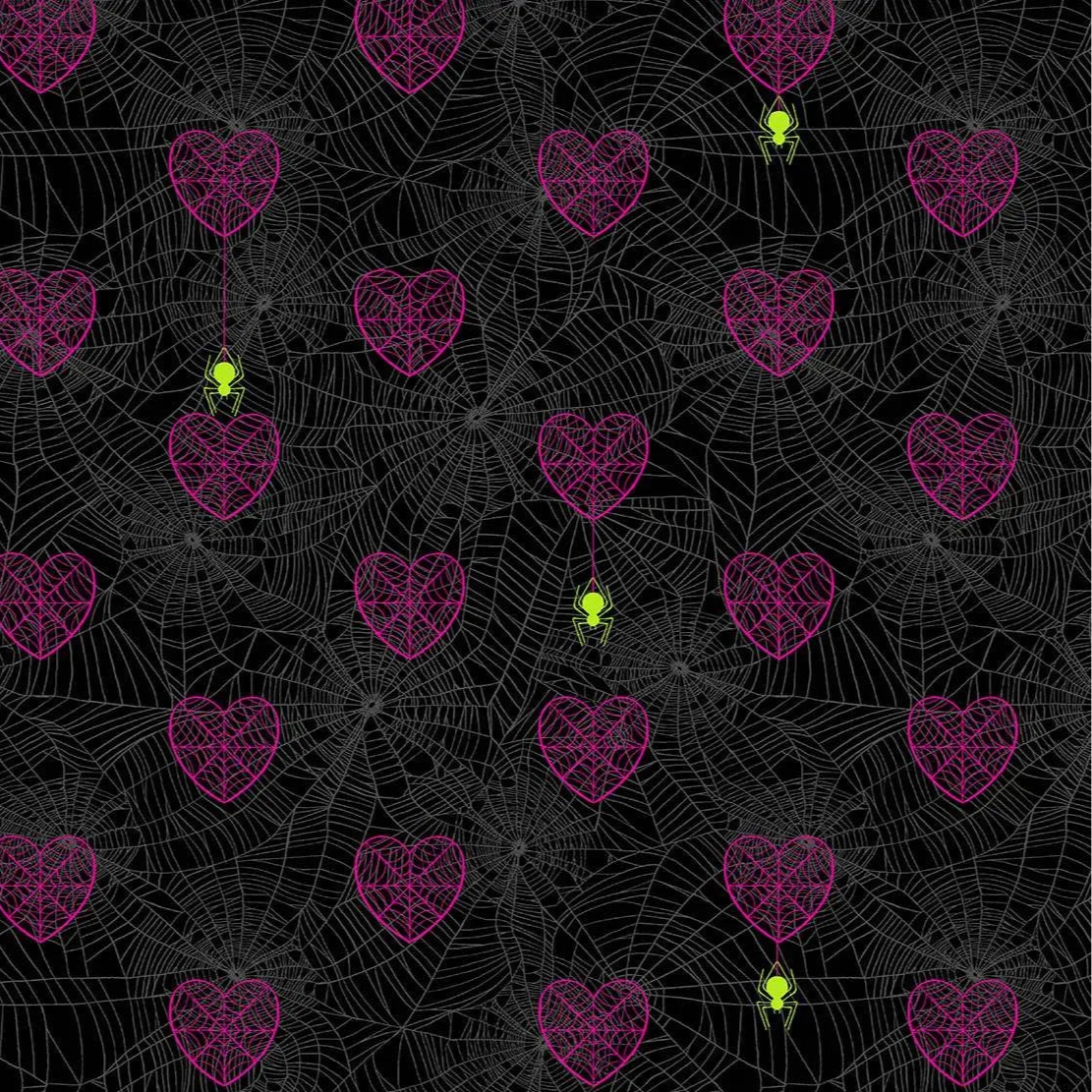 100% Cotton Phantasm by Libs Elliott Lair - Raven