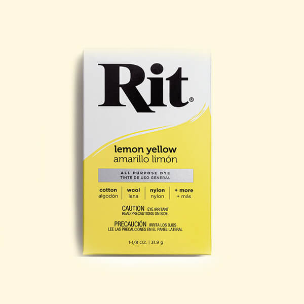 Rit All-Purpose Powdered Dyes - Lemon Yellow