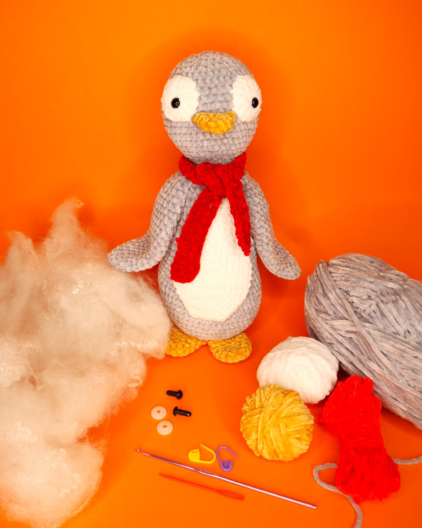Penguin Crochet Kit