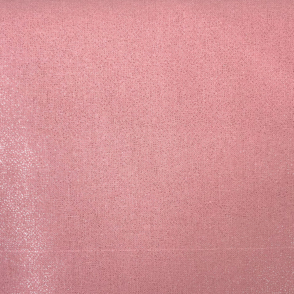 100% Cotton Powder Pink Foil