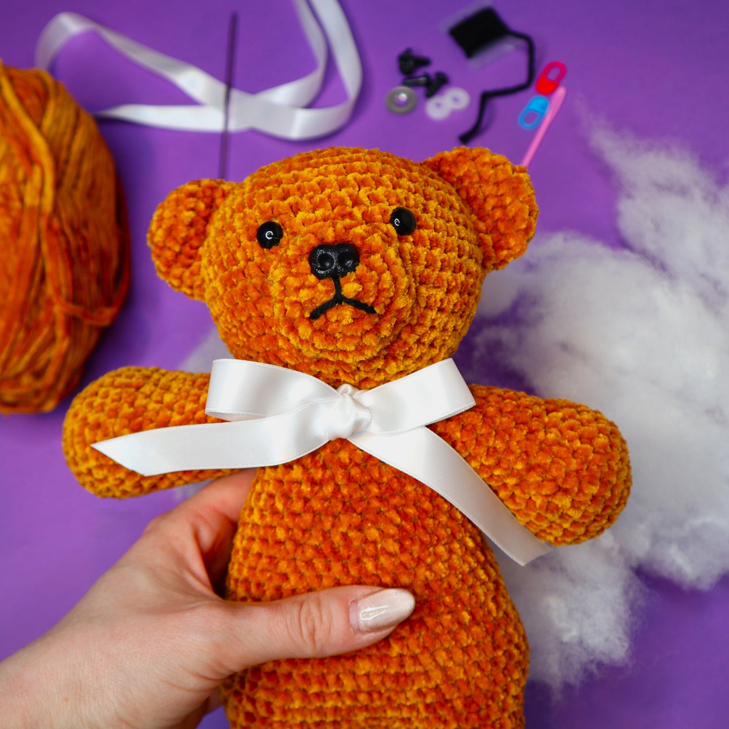 Teddy Crochet Kit