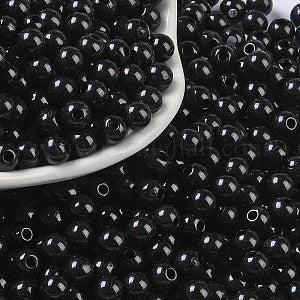 5mm Black Bead