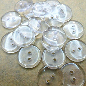Buttons Clear 20mm