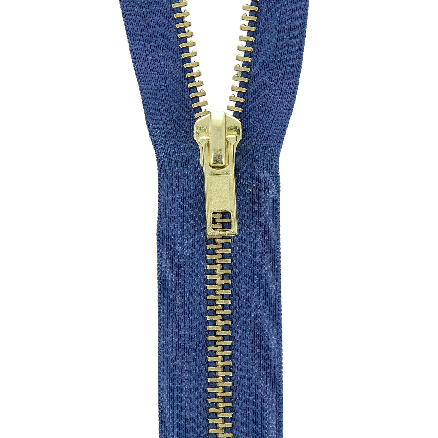 Brass Jeans/ Trouser Zip (Closed End) 18cm- Various Colours