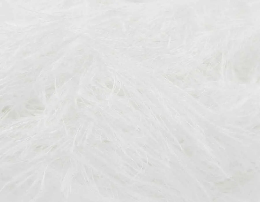 King Cole Moments Eyelash Yarn Double Knitting - White