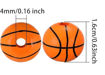 Wooden Beads Basketball