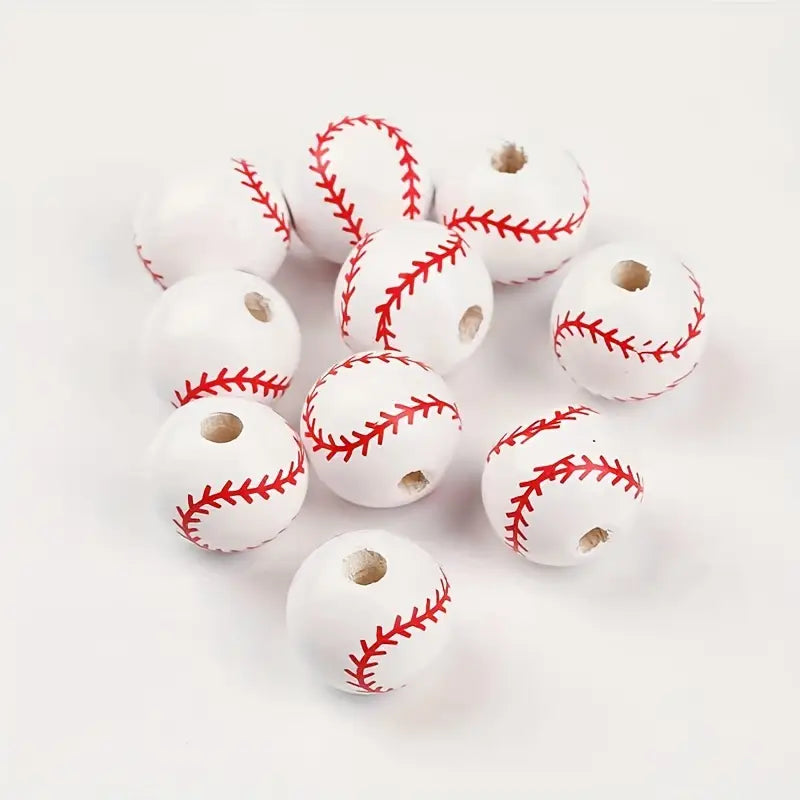 Wooden Beads Baseball