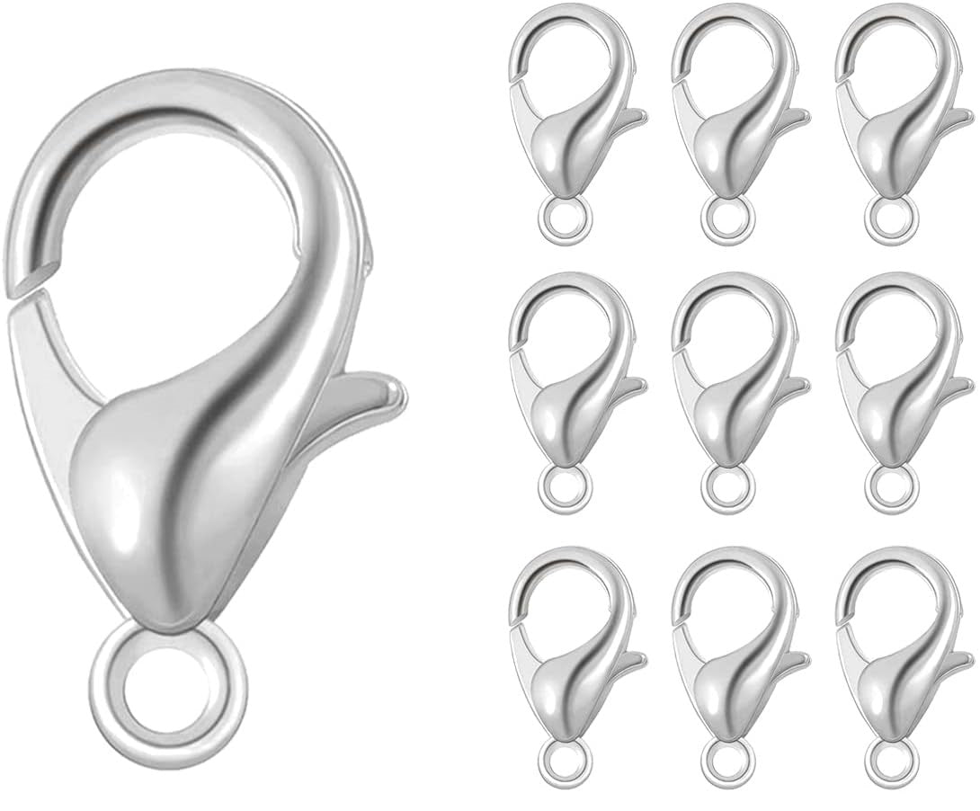 Lobster Claw Clasp Jewellery - Colour Silver