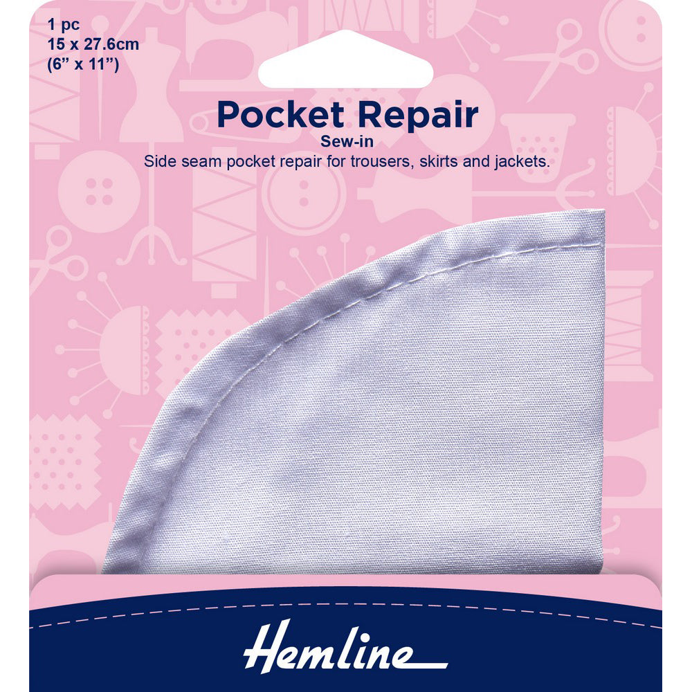 Hemline Repair Pocket - Sew in