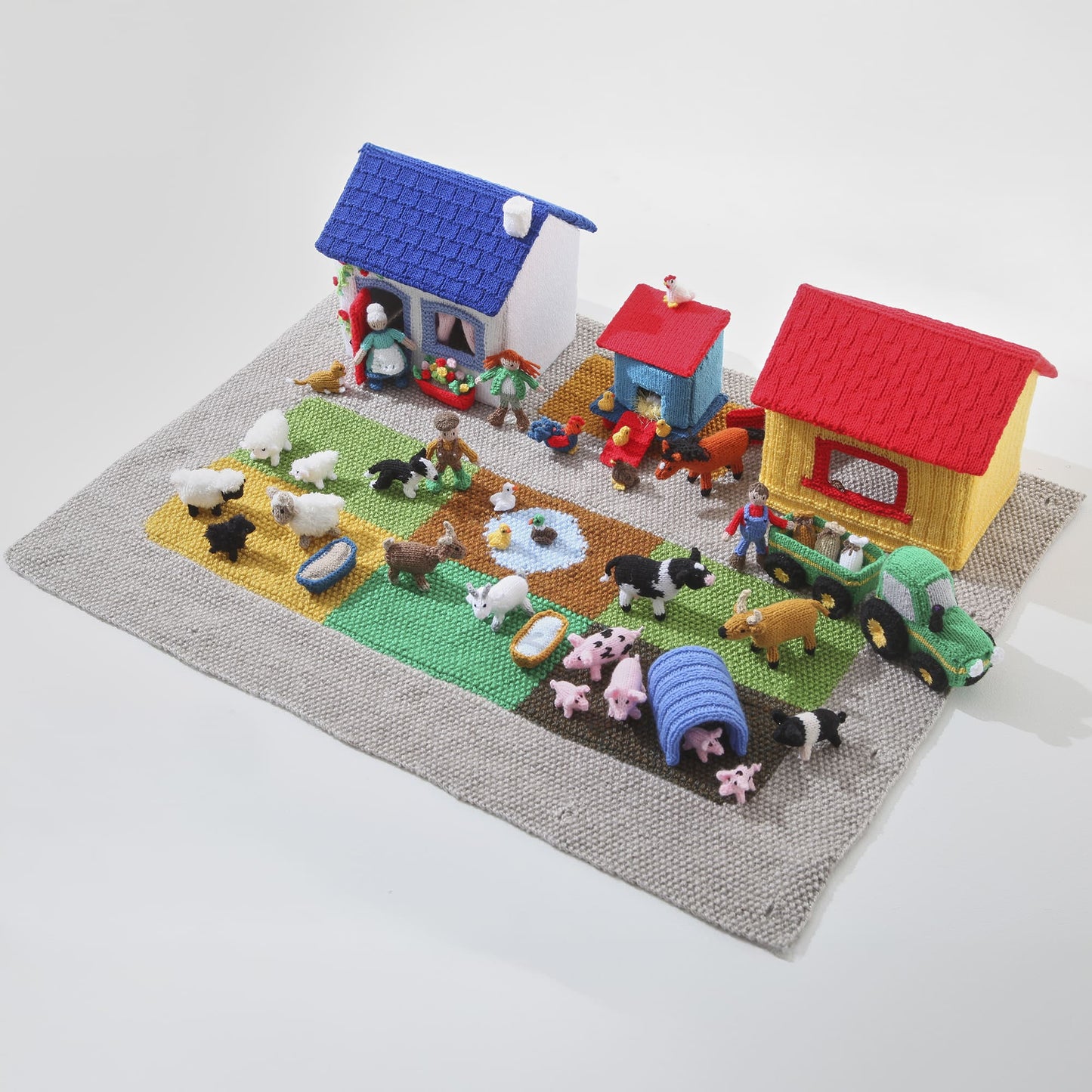Foldaway Farmyard Friends - King Cole Knitting Book one