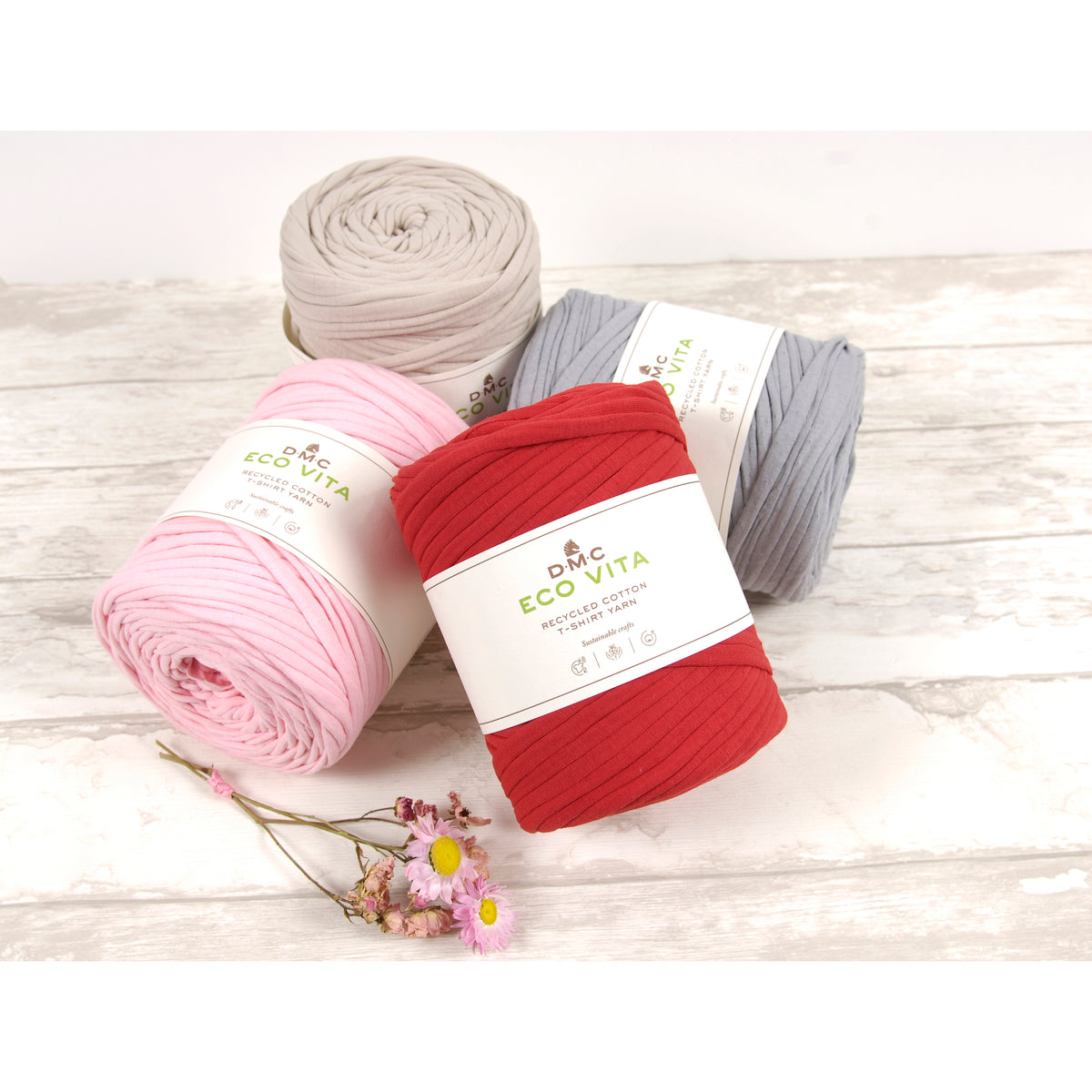 DMC Eco Vita T-Shirt Yarn - Grey