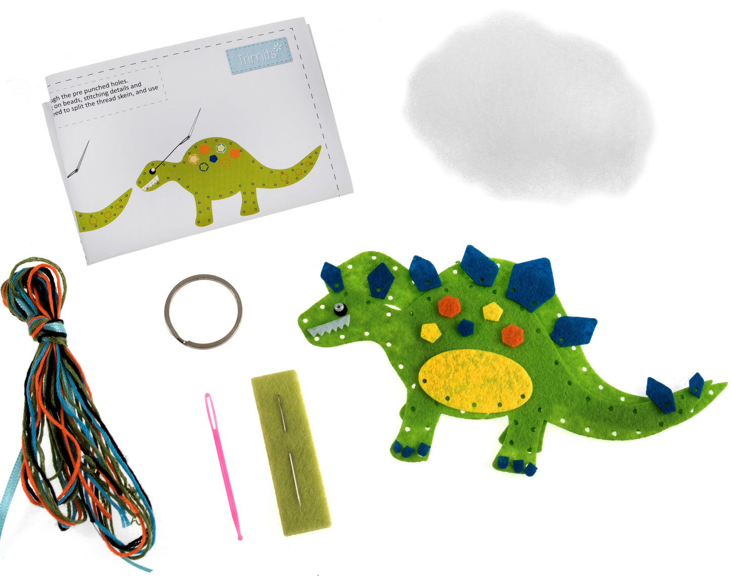 Trimits Make Your Own Felt Dinosaur