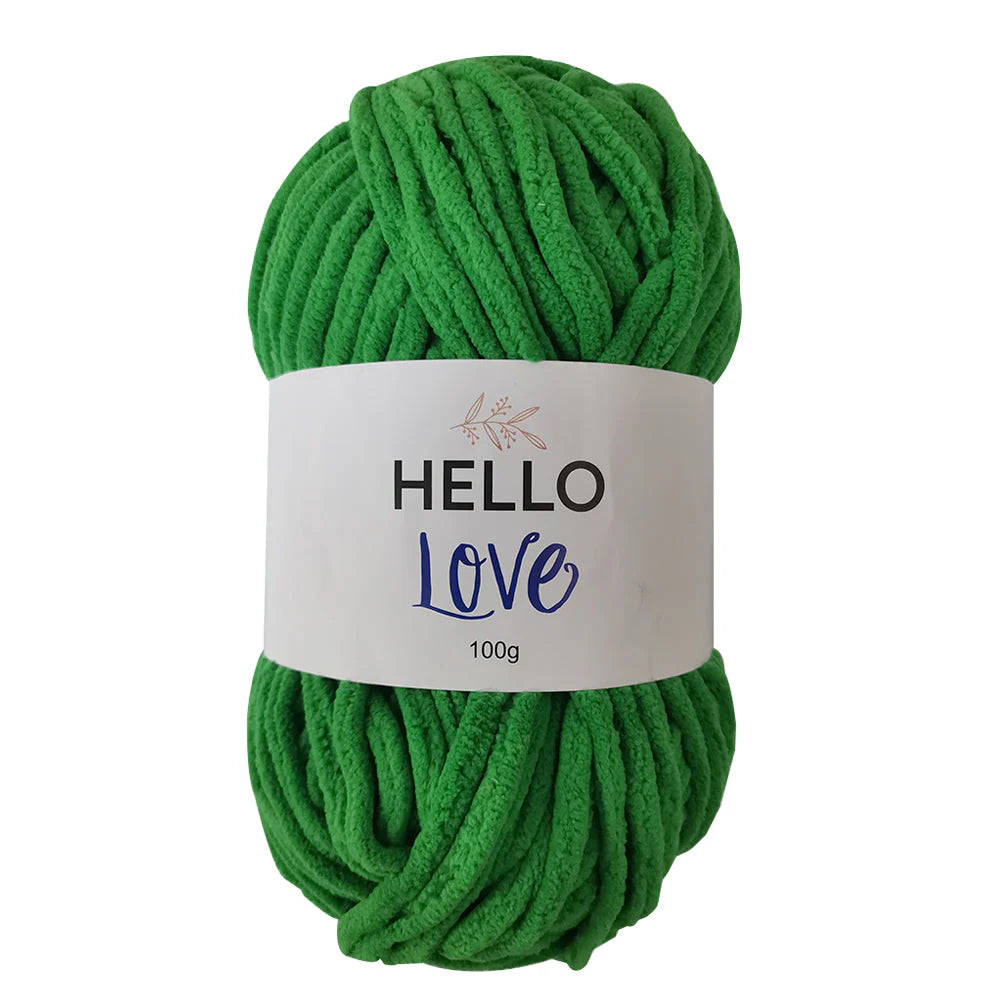 Hello Love Yarn - Green - Super Chunky