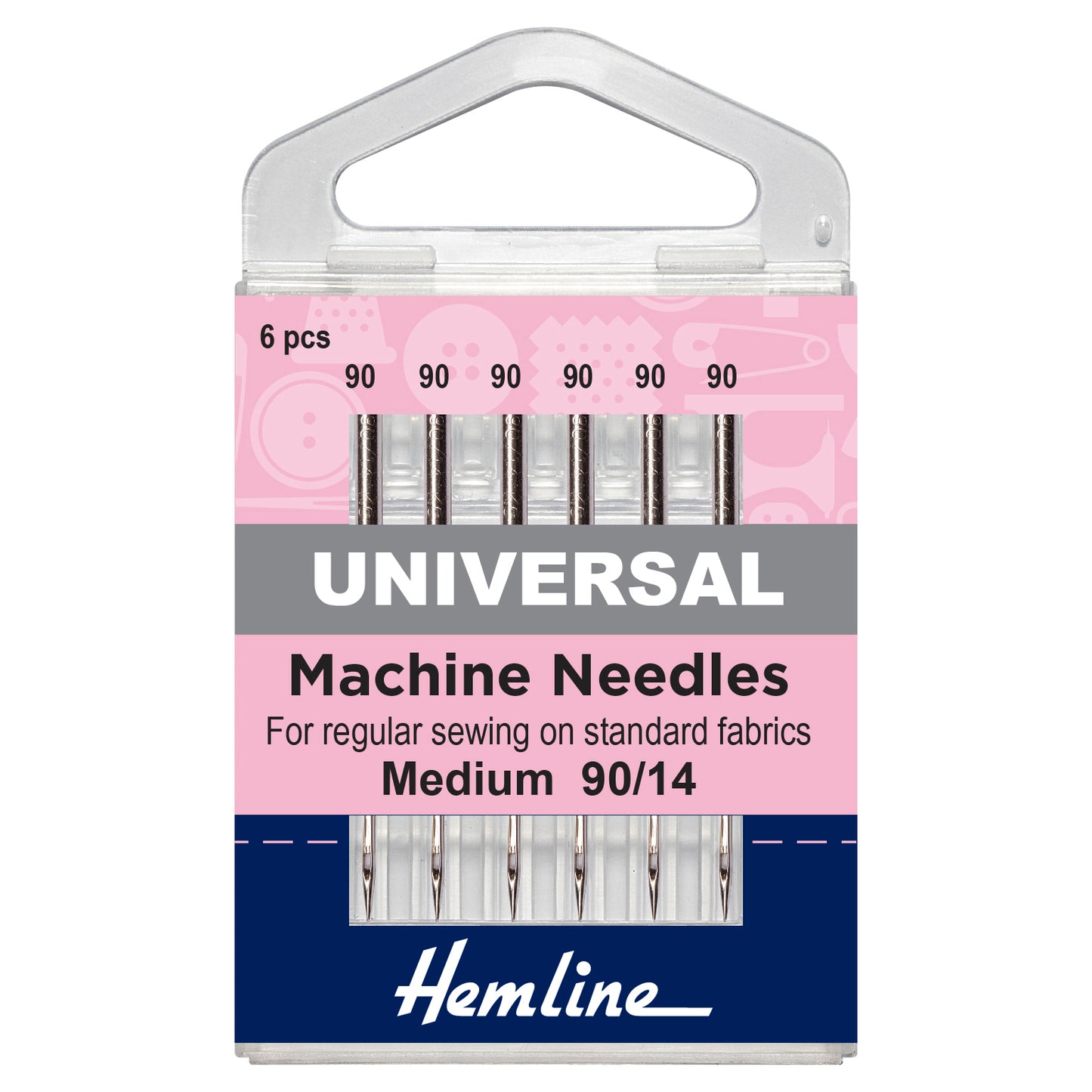 Hemline Universal Heavy 90/14 Machine Needles 6pcs