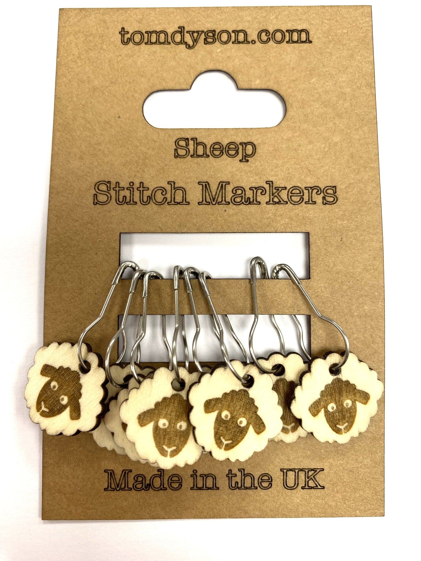 Stitch Markers Sheep Wooden