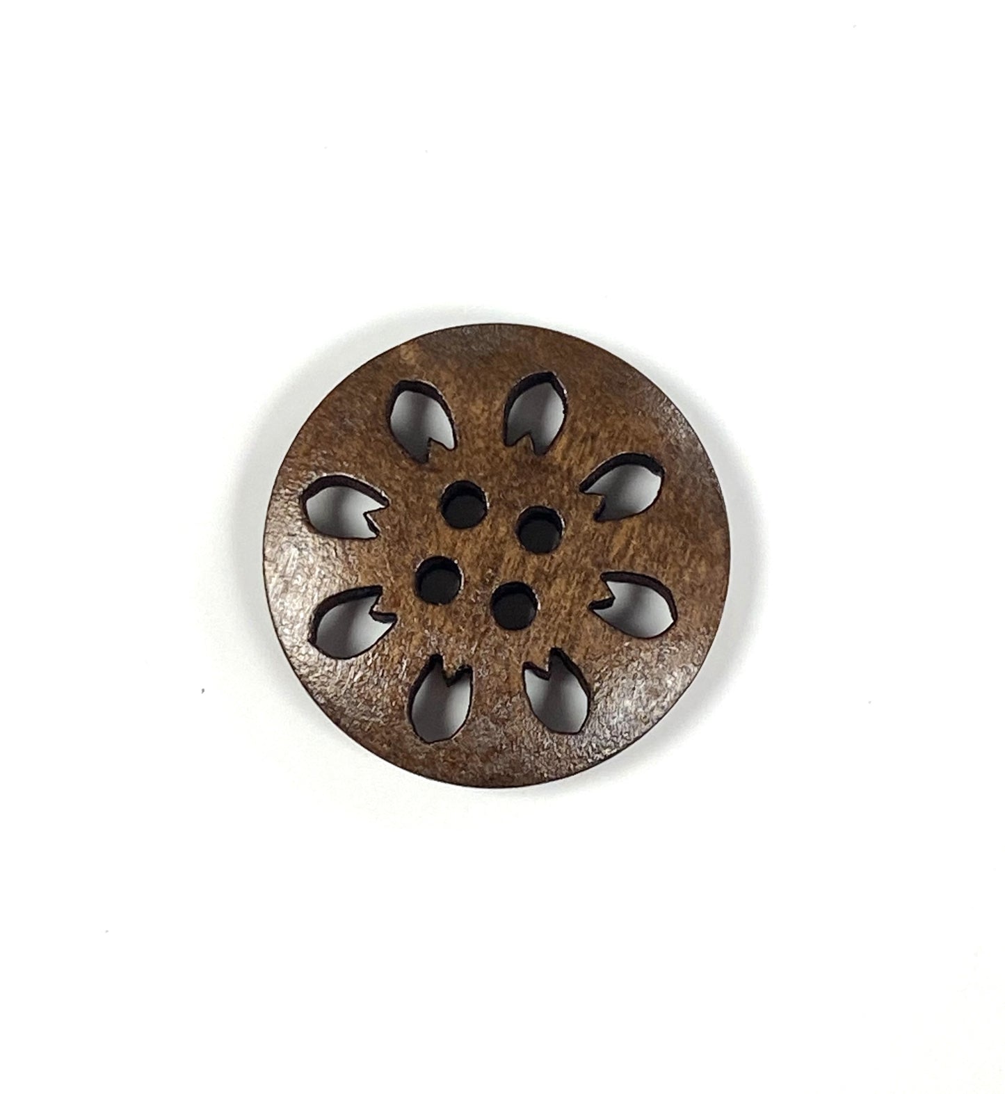 Buttons Wooden Cut Out