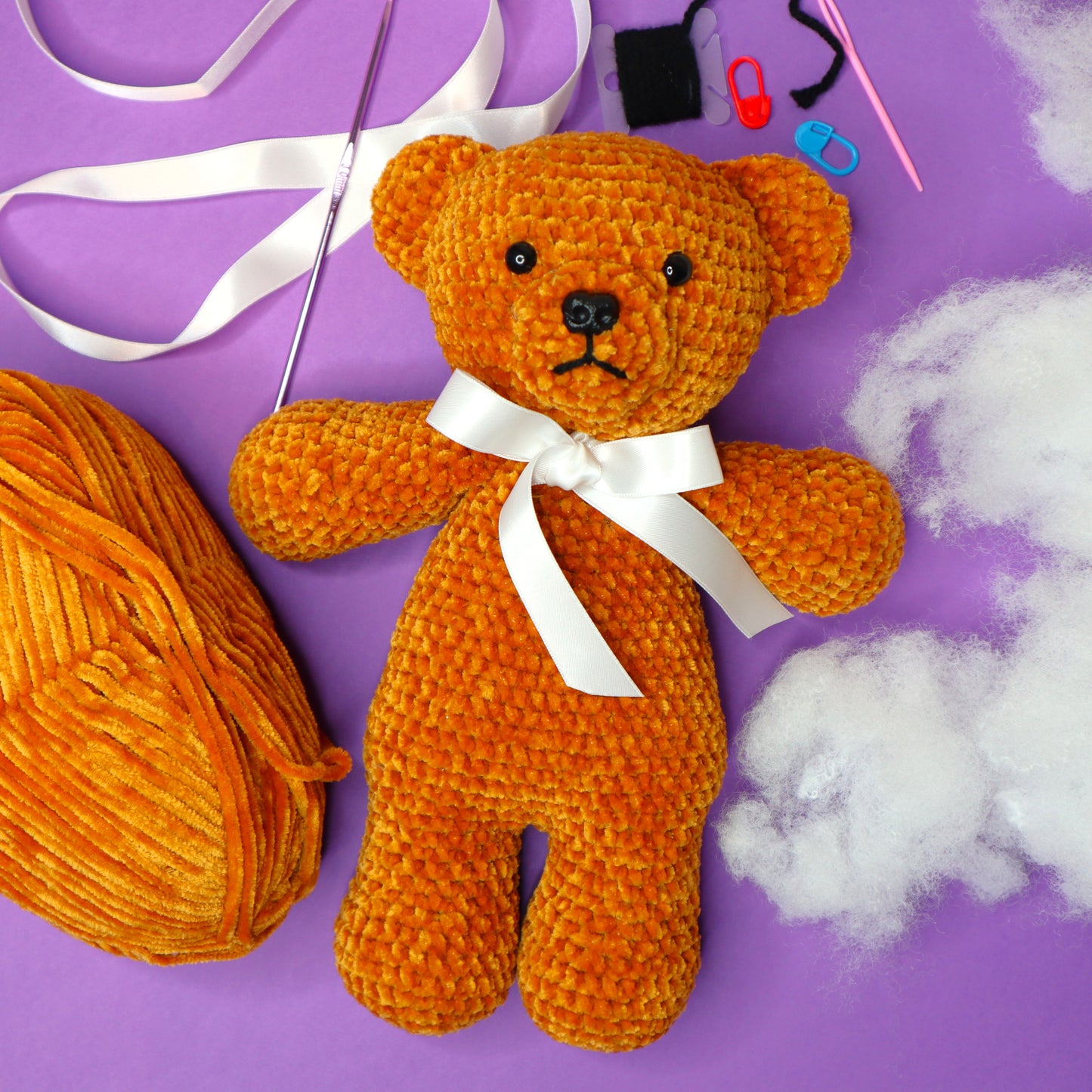 Teddy Crochet Kit