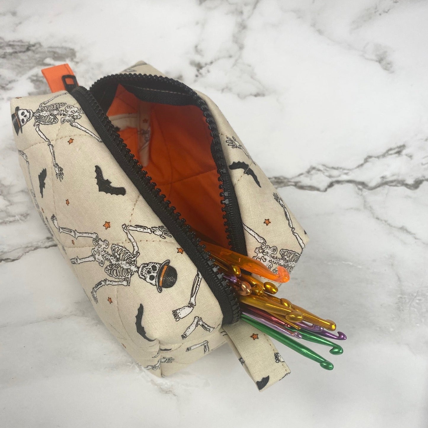Crochet Hook Storage Bag - Skeleton - Handmade By Us