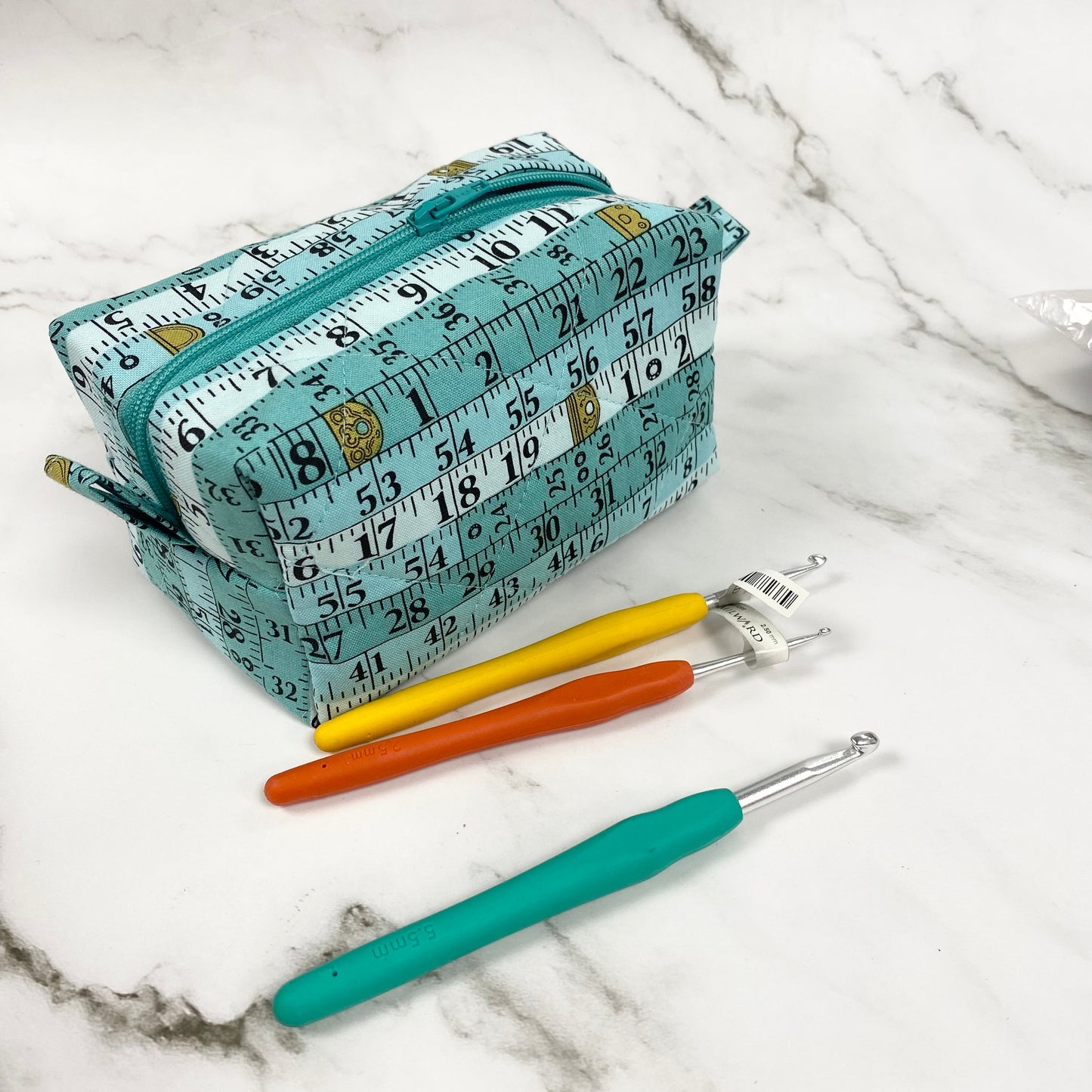 Crochet Hook Storage Bag - Tape Measure - Handmade By Us