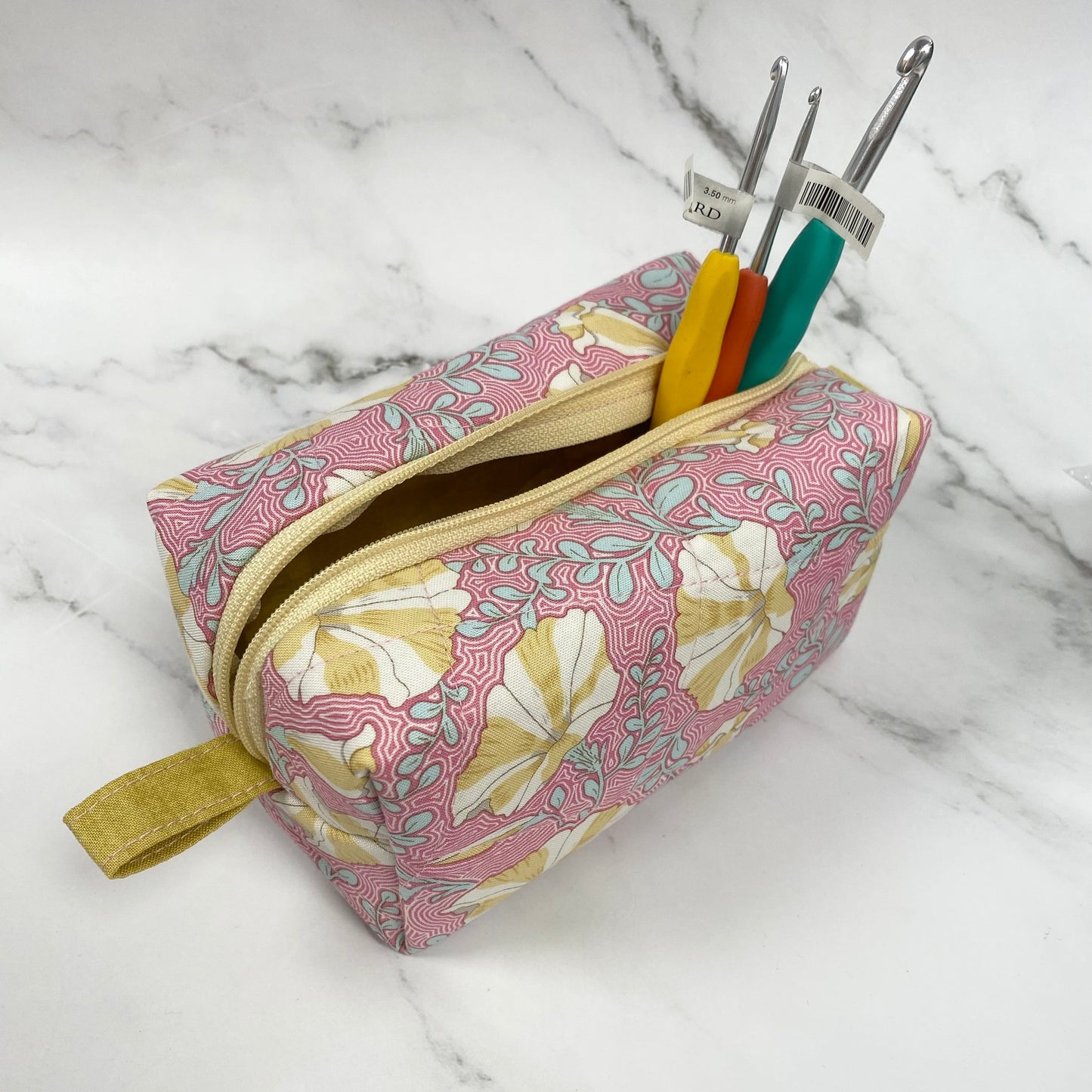 Crochet Hook Storage Bag - Floral - Handmade By Us