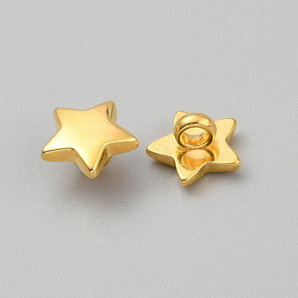 Buttons Star - Gold