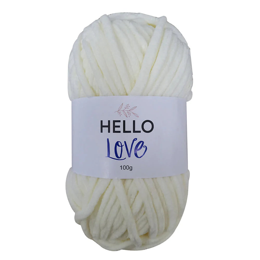 Hello Love Yarn - Ivory - Super Chunky