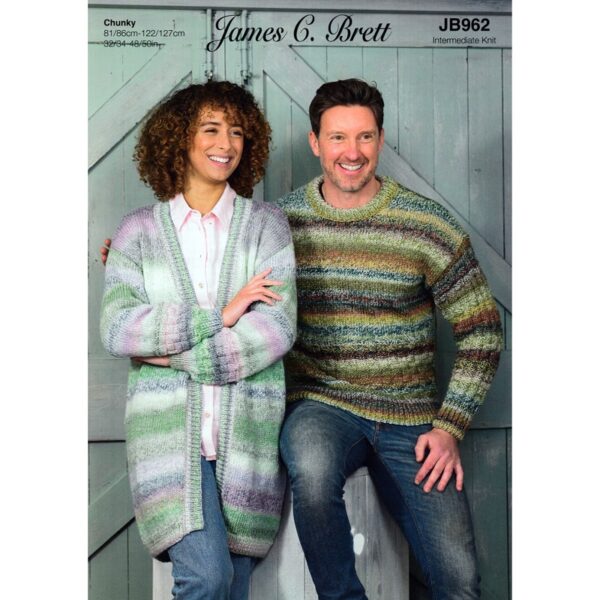 James C Brett JB962 Knitting Pattern
