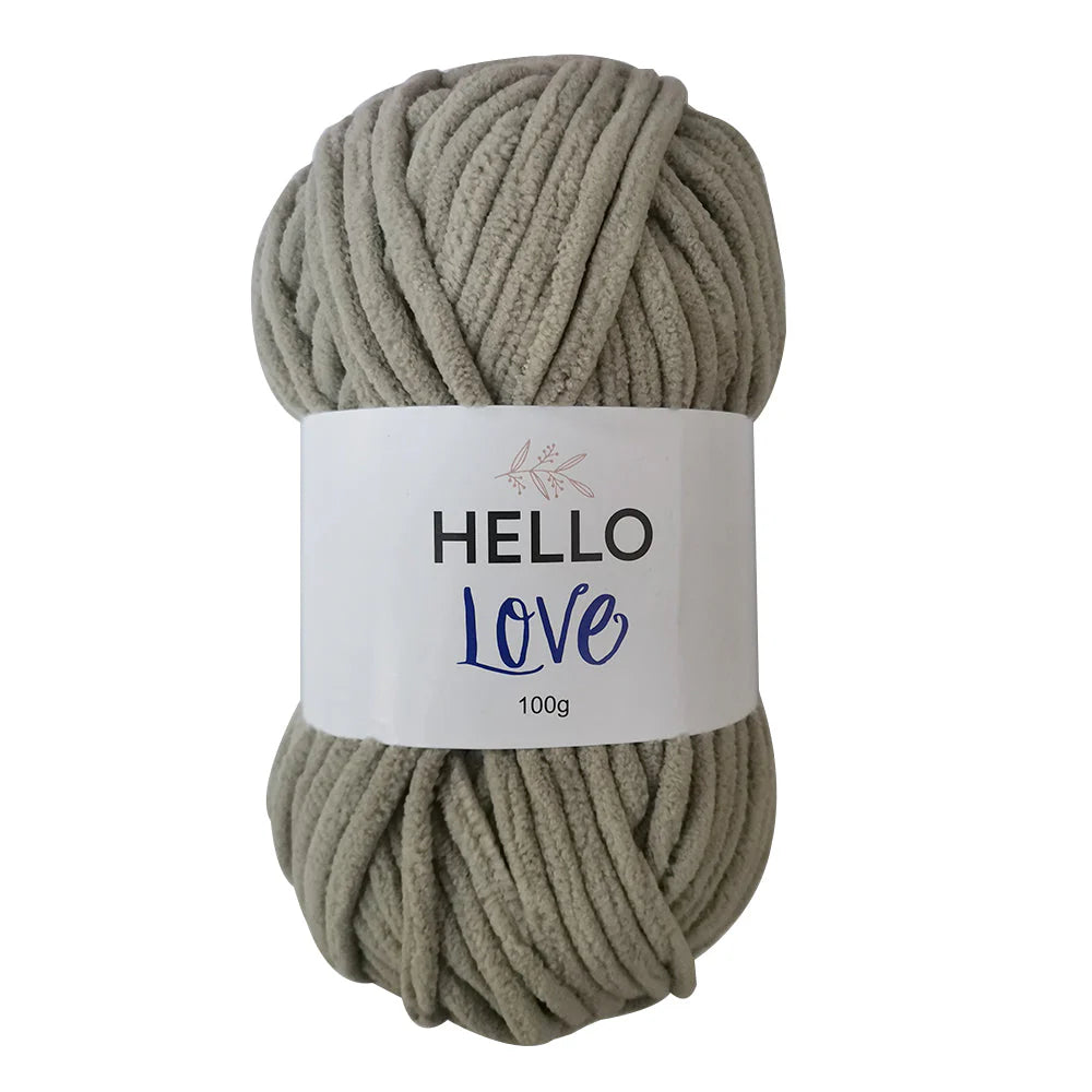 Hello Love Yarn - Misty Grey - Super Chunky