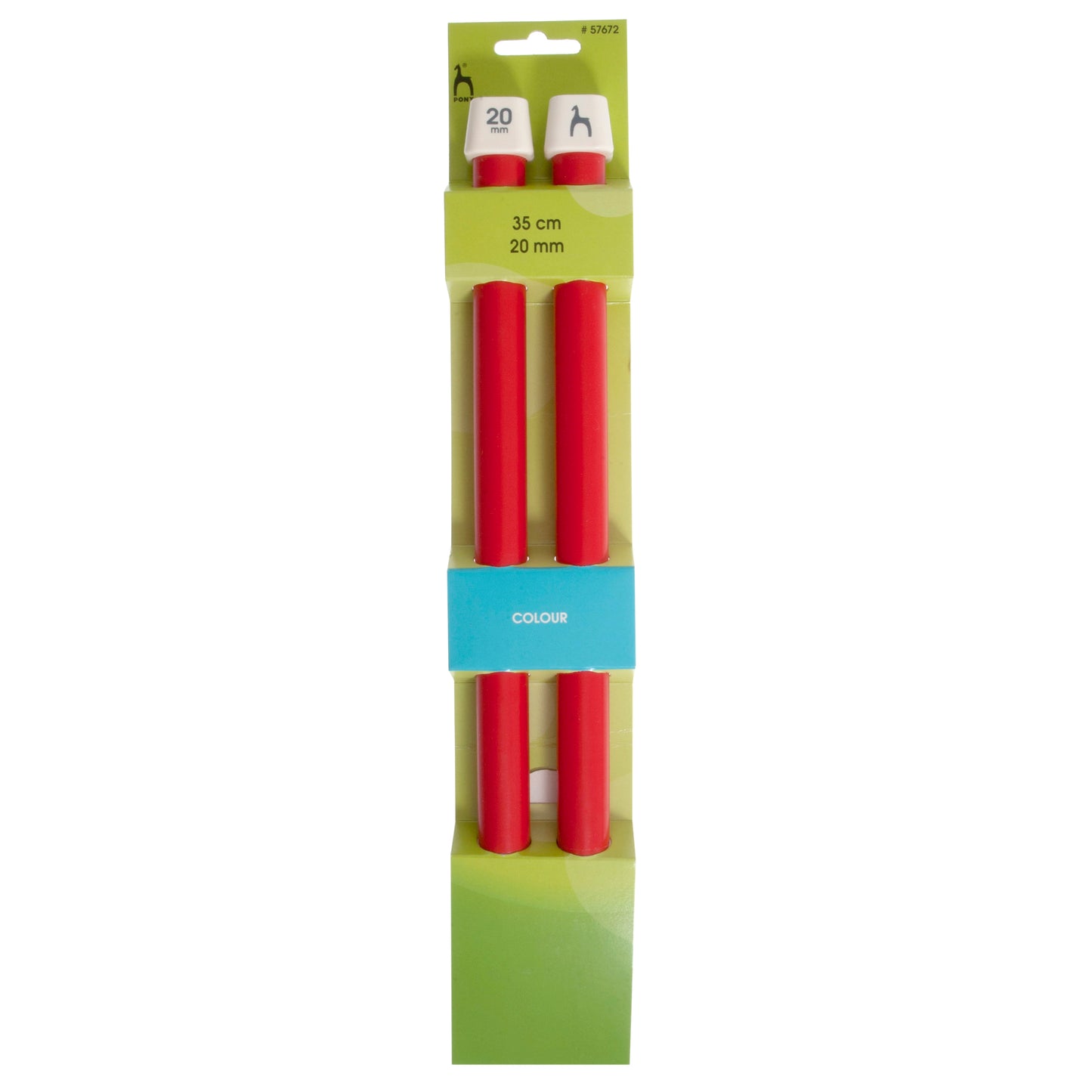 Pony Classic Coloured Knitting Needles 20.00MM