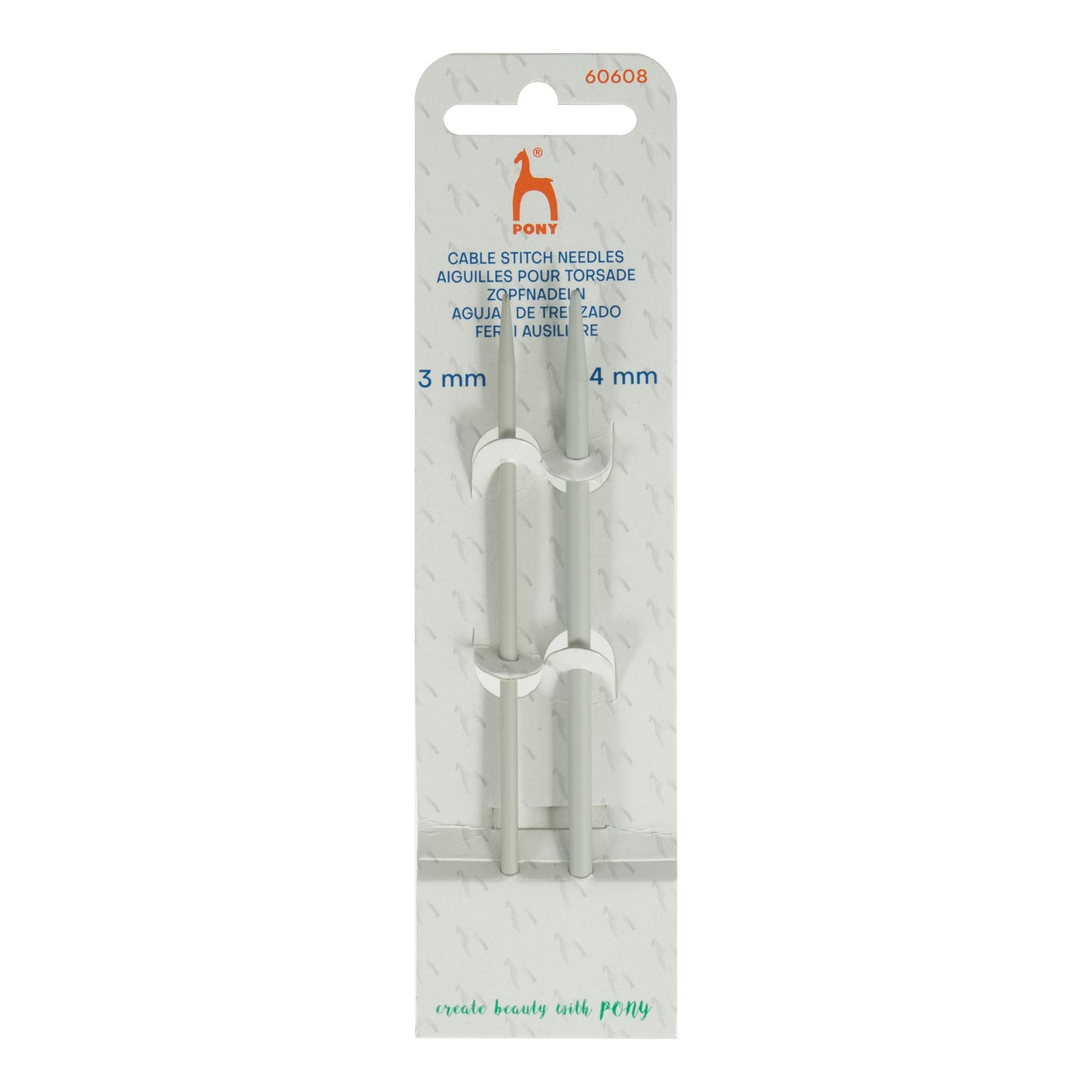 Pony Cable Stitch Needle 3mm, 4mm