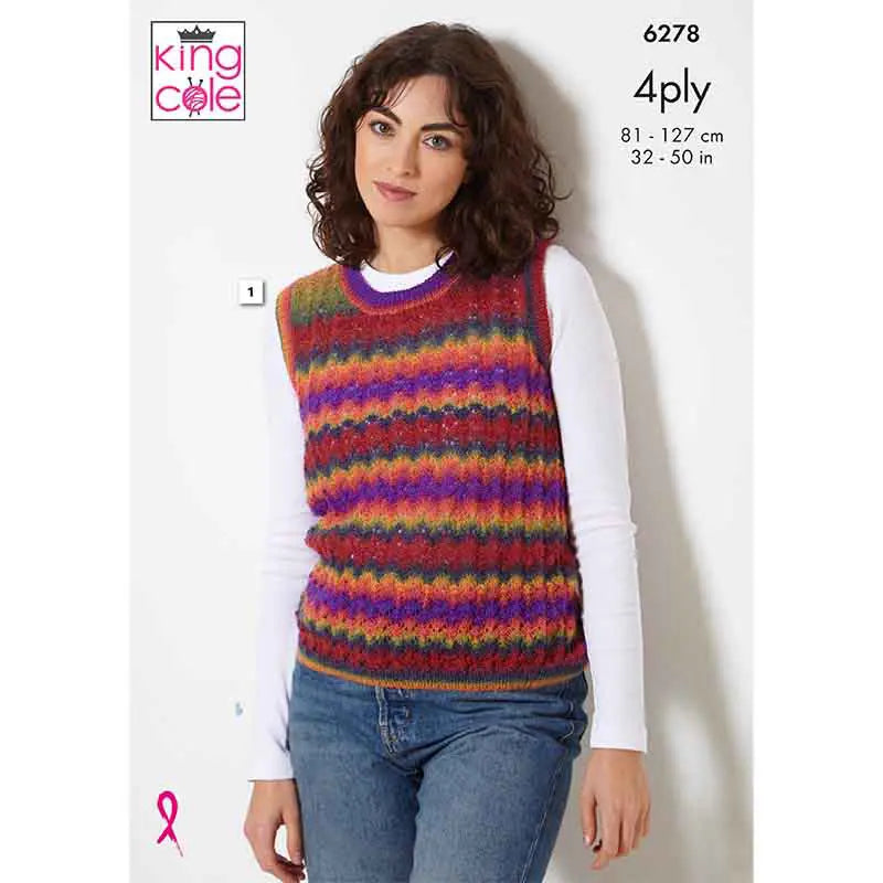 King Cole Knitting Pattern 6278
