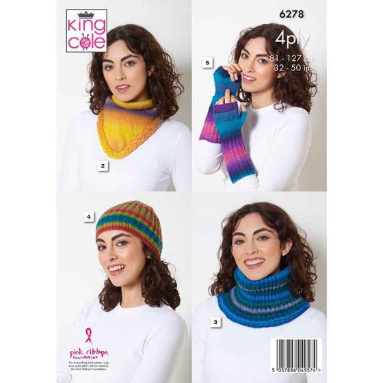 King Cole Knitting Pattern 6278