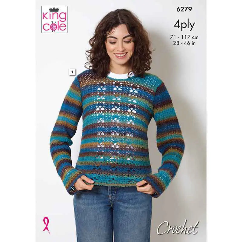 King Cole Crochet Pattern 6279