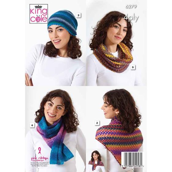 King Cole Crochet Pattern 6279
