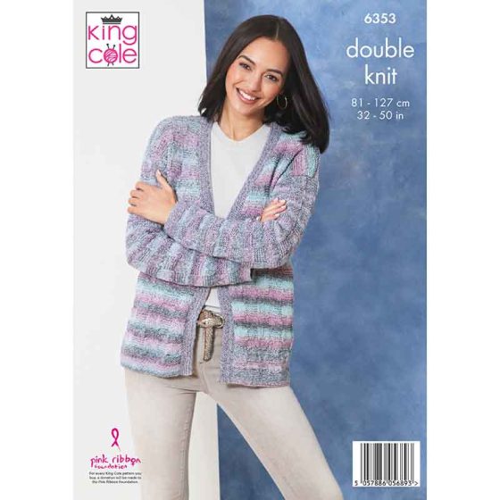 King Cole 6353 Cardigans - DK