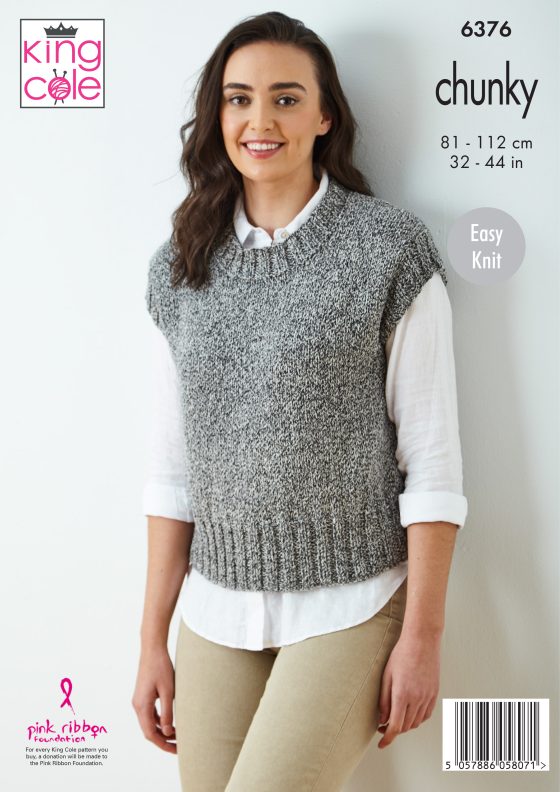 King Cole Knitting Pattern 6376
