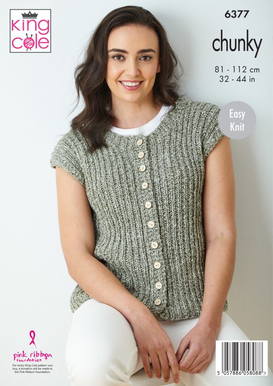 King Cole Knitting Pattern 6377