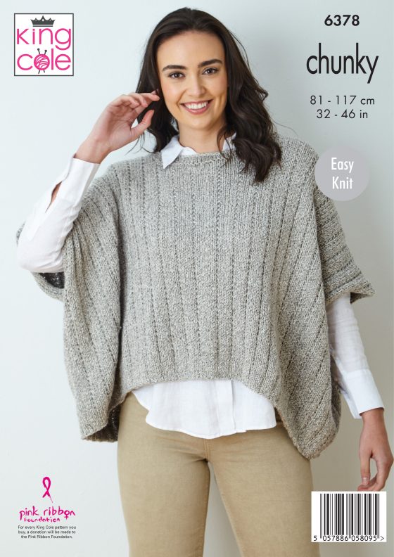 King Cole Knitting Pattern 6378