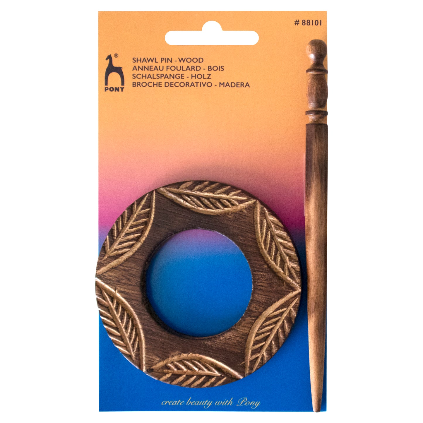 Pony Shawl Pin
