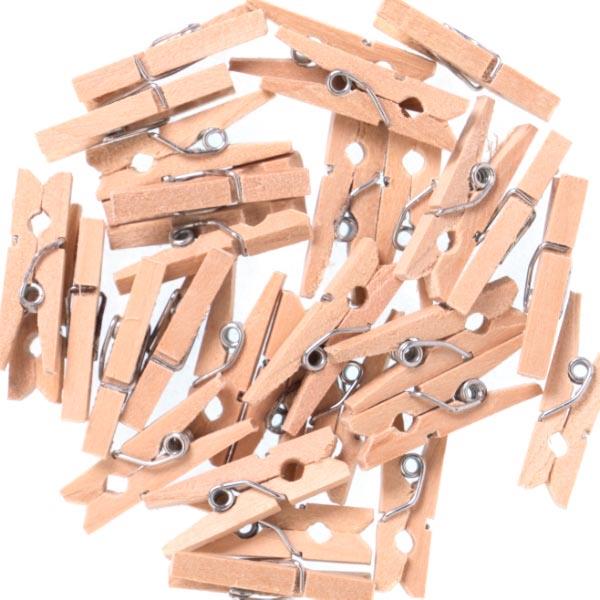 Mini Pegs - Natural