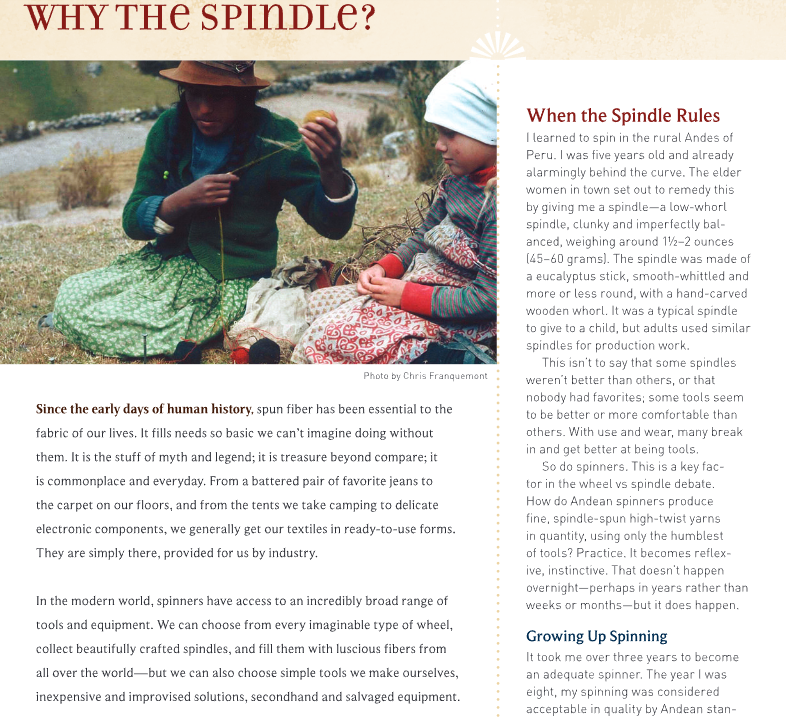 Respect the Spindle: Spin Infinite Yarns with One Amazing Tool