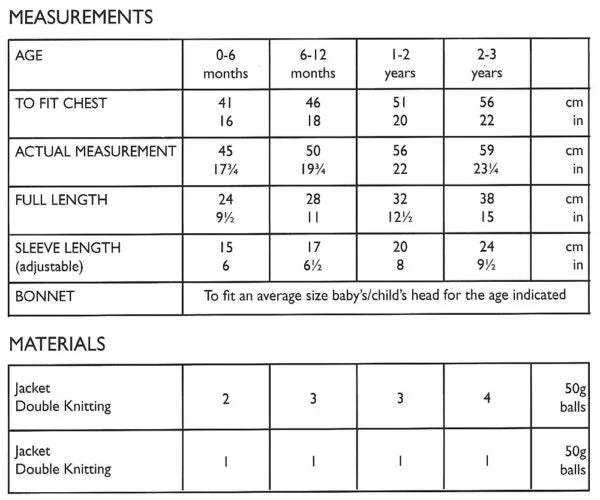 UKHKA 218 Knitting Pattern Double Knitting