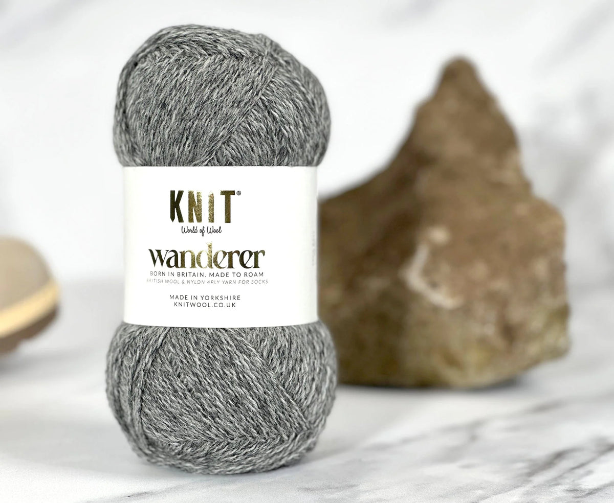 World of Wool Knit Wanderer 4ply - Flint