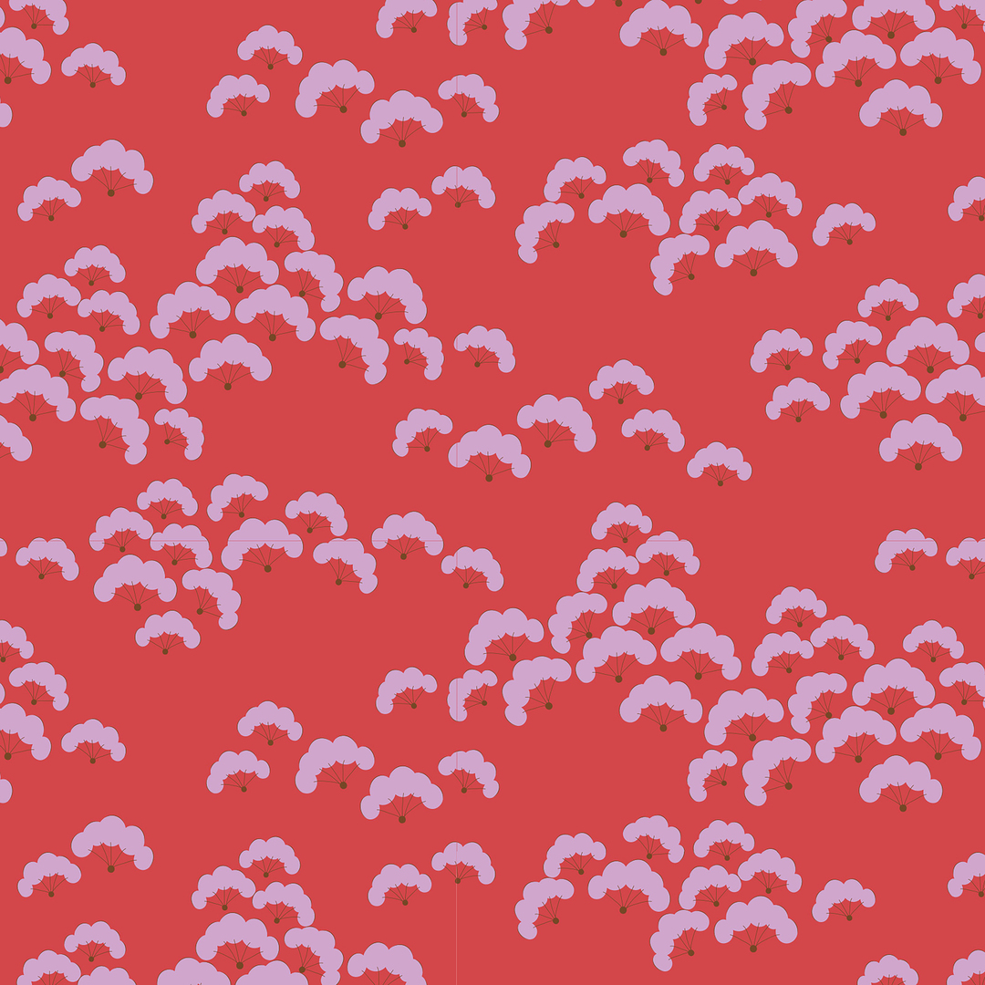 100% Cotton by TILDA Bloomsville - Cottonbloom - Paprika